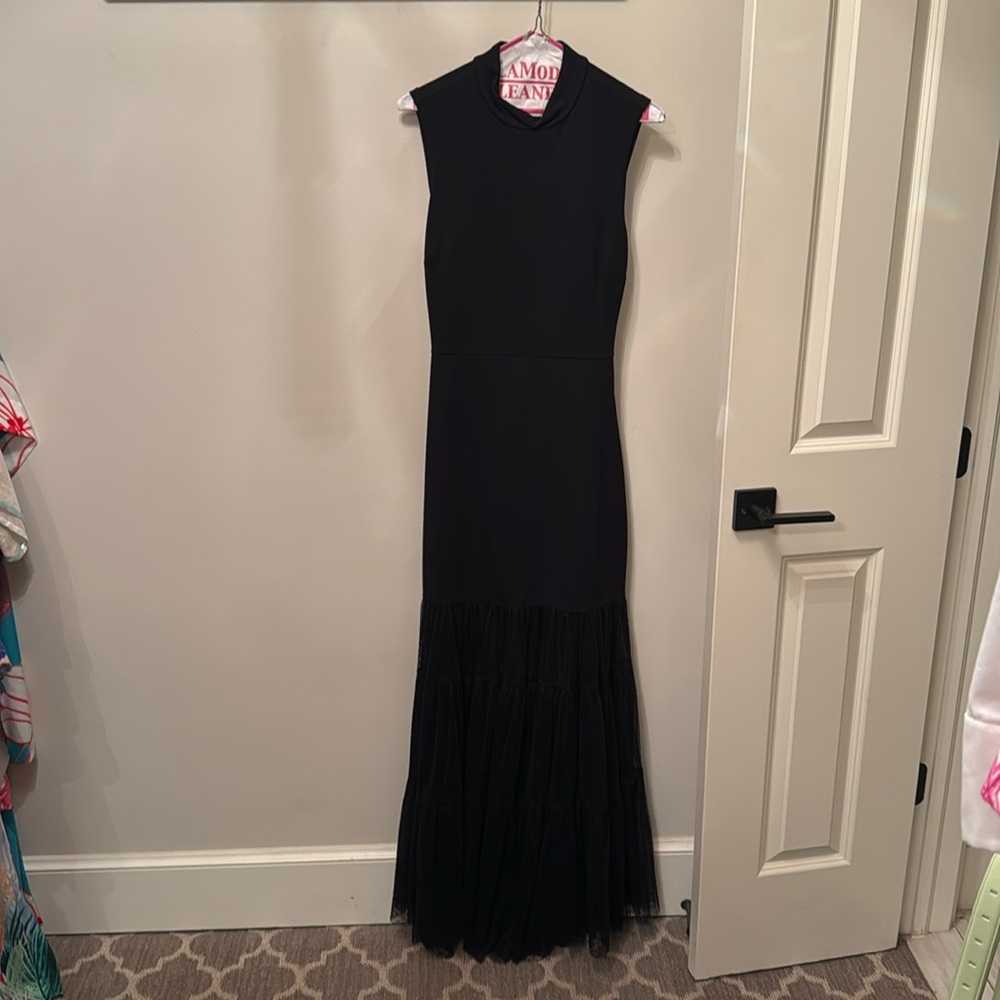 Staud Sexy black dress. Size large.